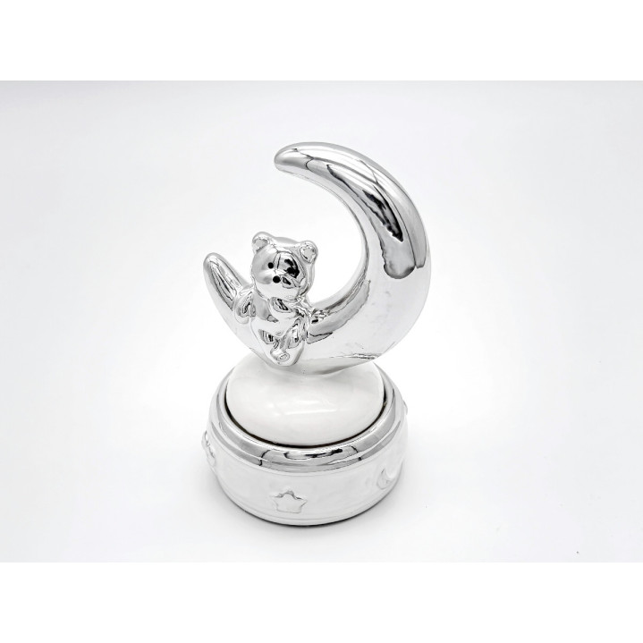 CARROUSEL MUSICAL OSO LUNA 15X8,5 BLANCO