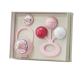 SET PINZA+PORTACH+SONAJERO OSO NUBE
