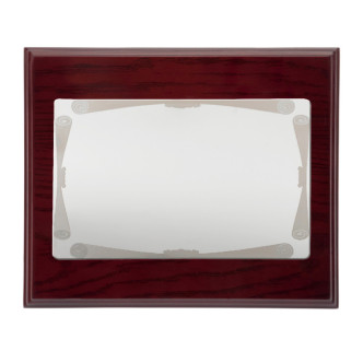 PLACA ACERO INOX. PERGAMINO