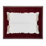 PLACA ACERO INOX. PERGAMINO
